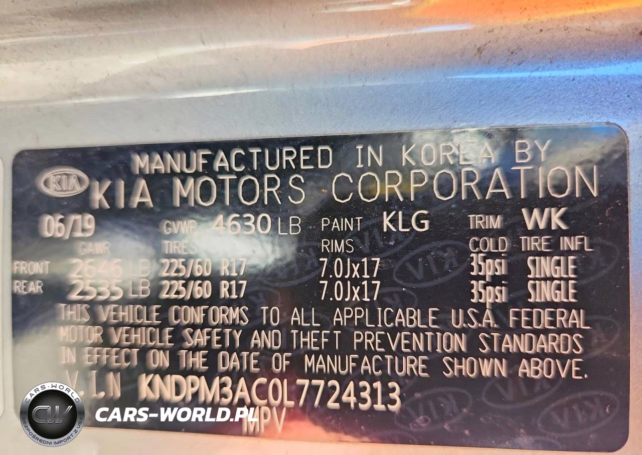 2020 Kia Sportage Lx VIN:KNDPM3AC0L7724313 - 13