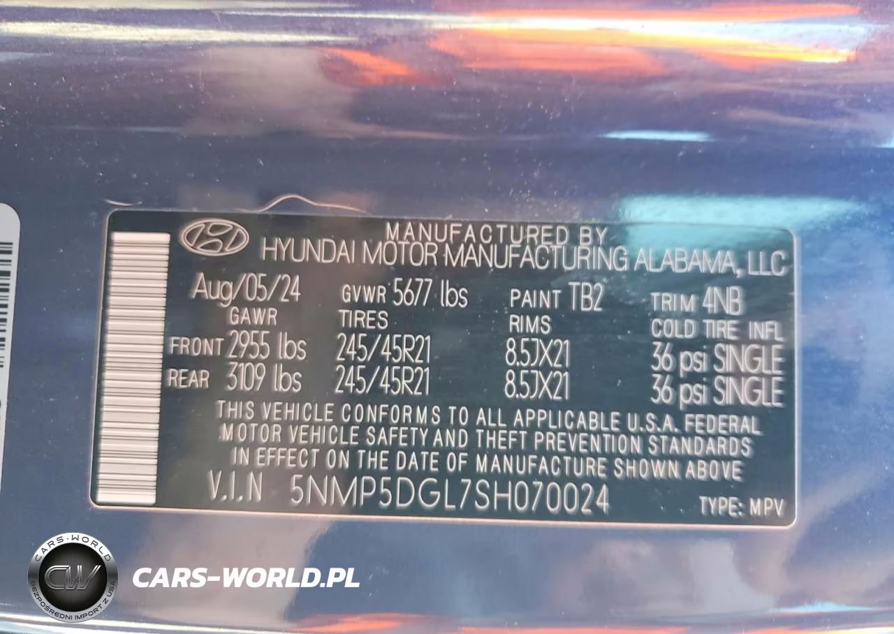 2025 Hyundai Santa Fe Calligraphy VIN:5NMP5DGL7SH070024 - 13