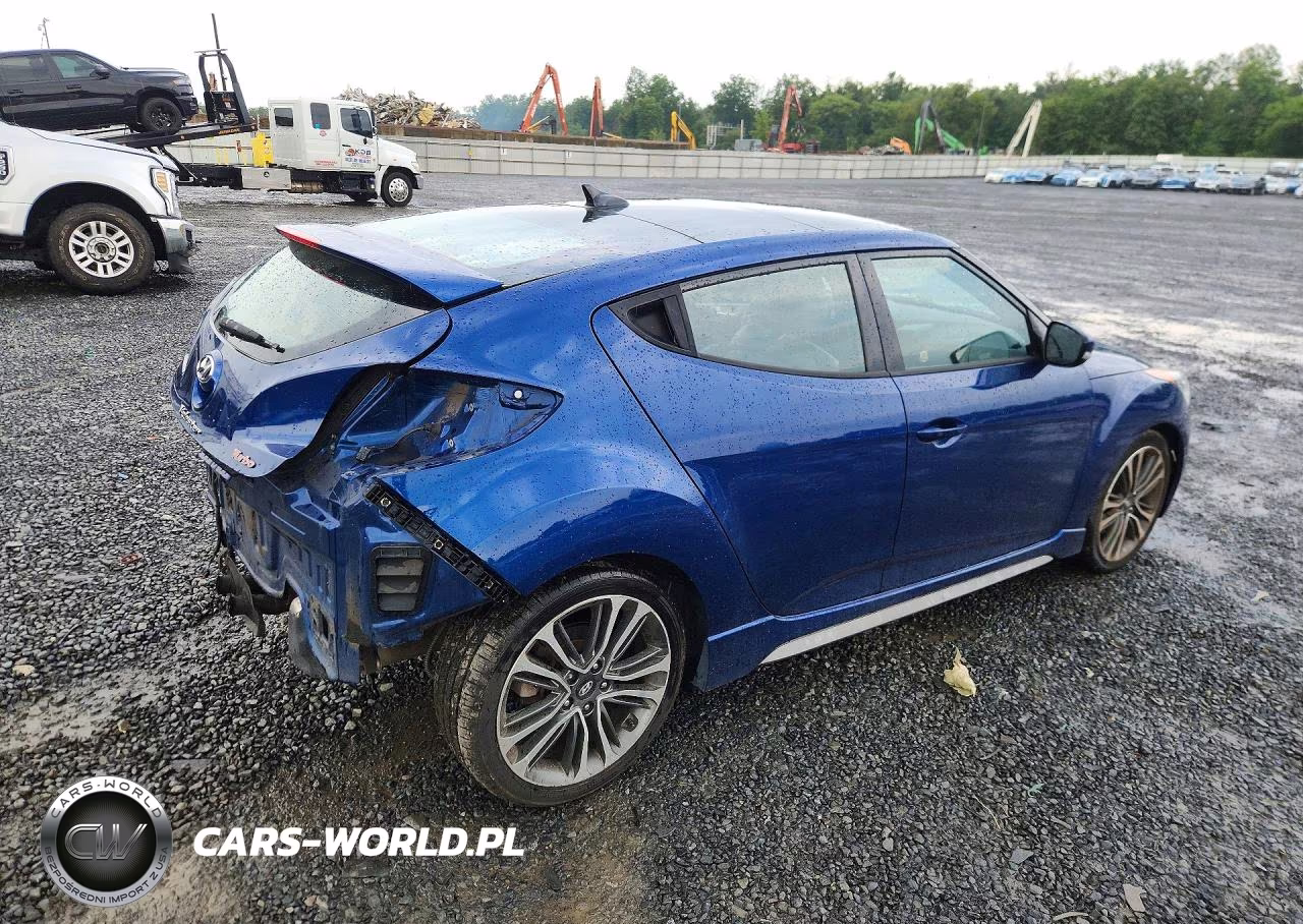 2016 Hyundai Veloster Turbo VIN:KMHTC6AE4GU302083 - 3