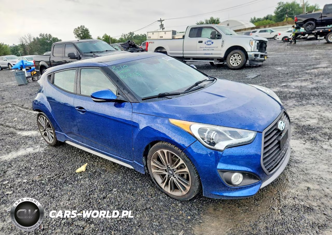 2016 Hyundai Veloster Turbo VIN:KMHTC6AE4GU302083 - 4