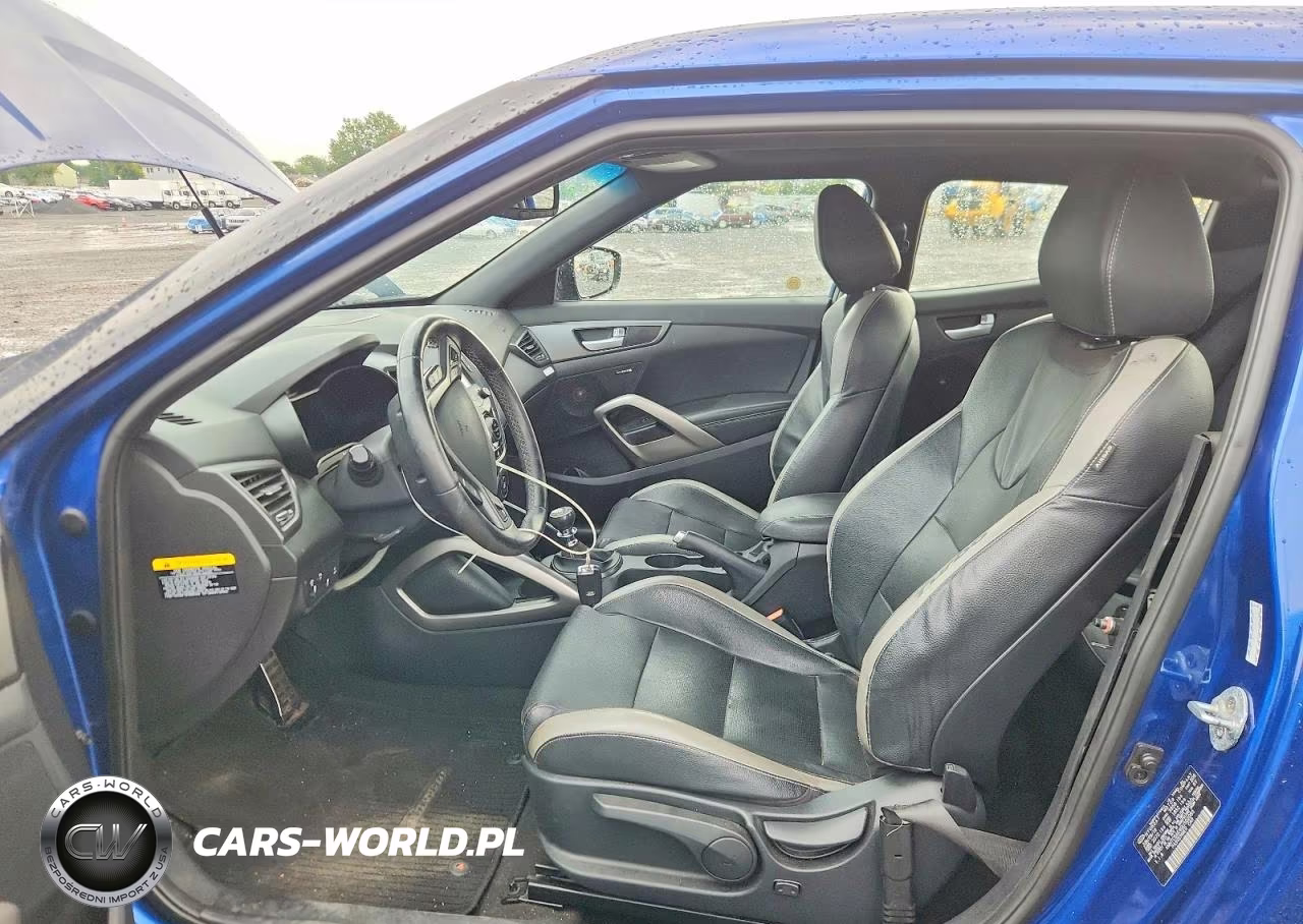 2016 Hyundai Veloster Turbo VIN:KMHTC6AE4GU302083 - 7