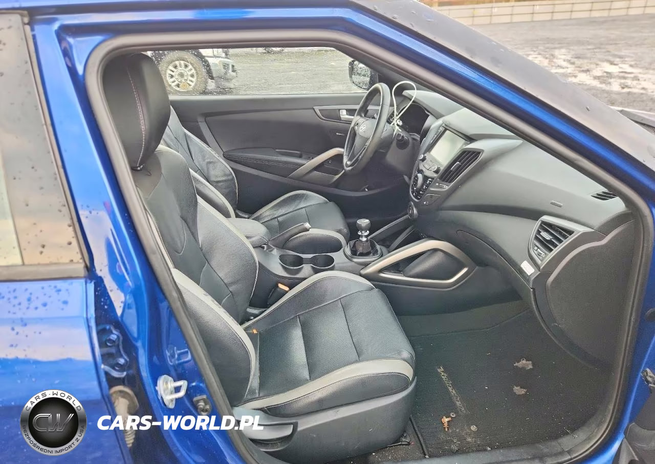 2016 Hyundai Veloster Turbo VIN:KMHTC6AE4GU302083 - 8