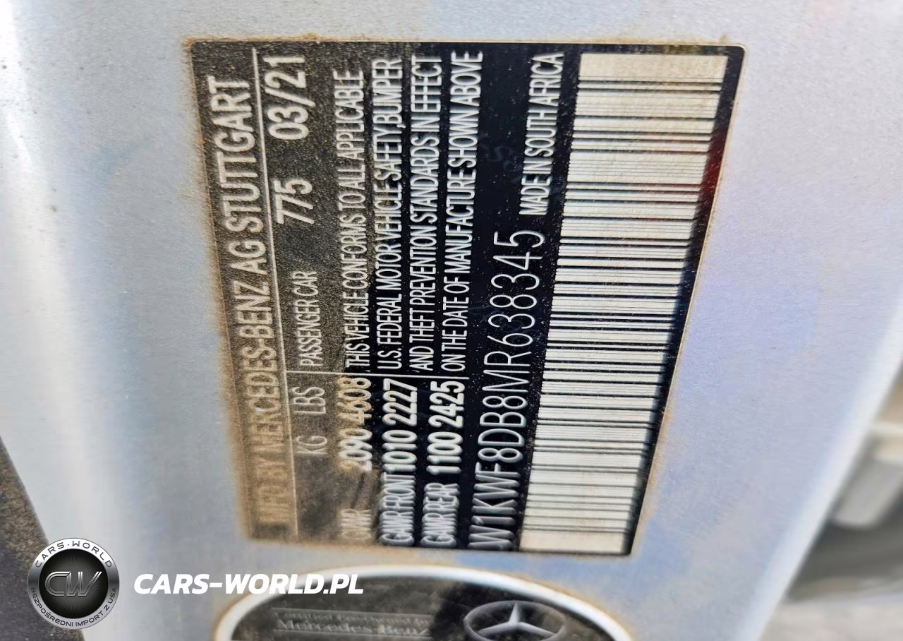 2021 Mercedes-Benz C 300 VIN:W1KWF8DB8MR638345 - 12
