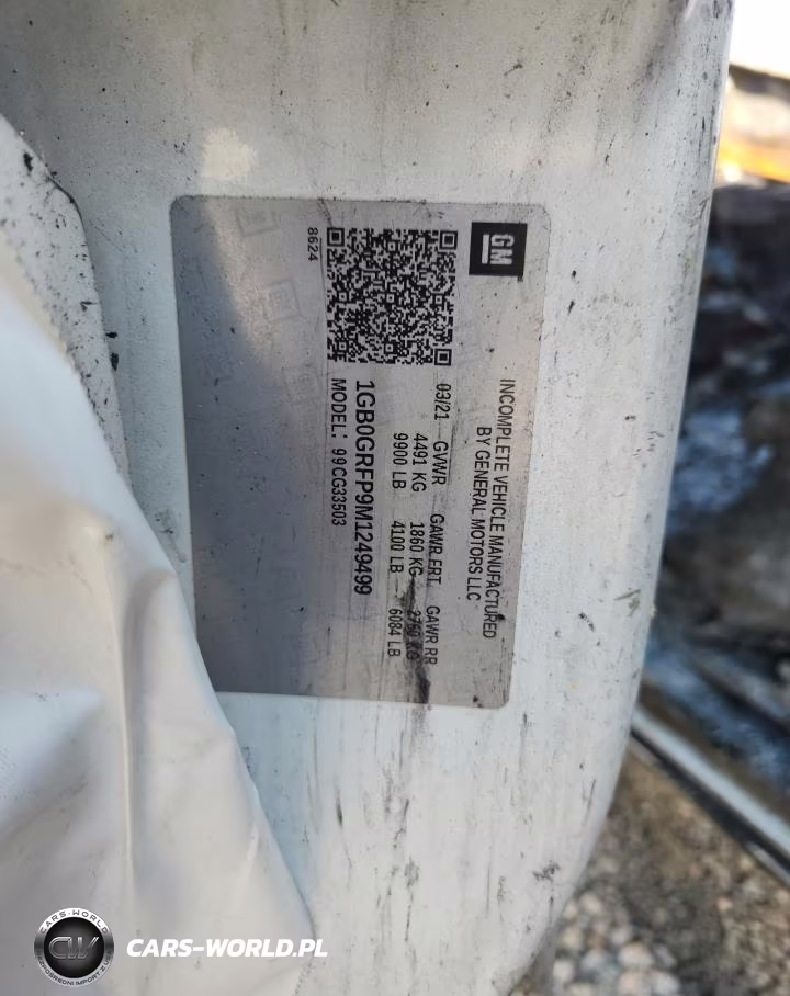 2021 Chevrolet Express G3500 Box Truck VIN:1GB0GRFP9M1249499 - 13