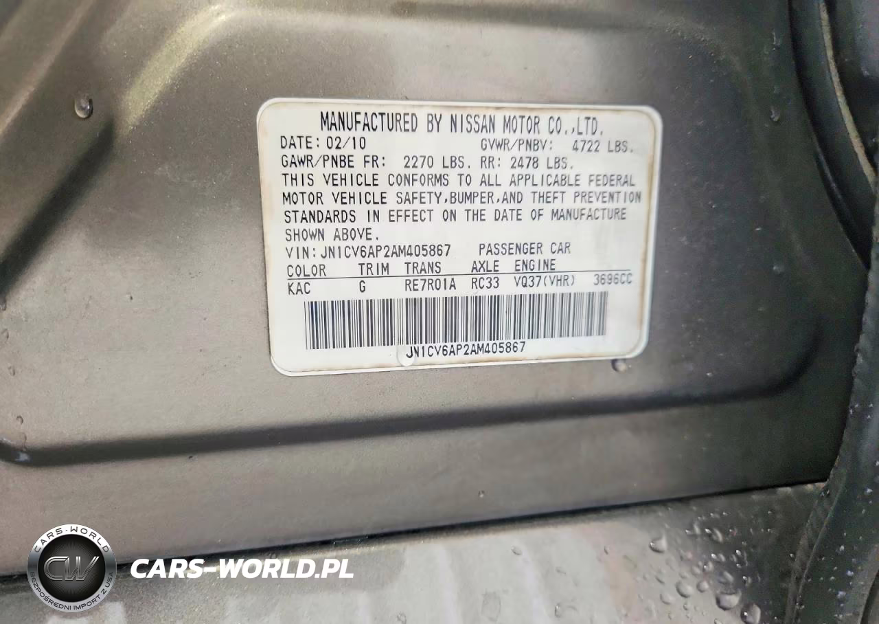 2010 Infiniti G37 Sedan Base VIN:JN1CV6AP2AM405867 - 12