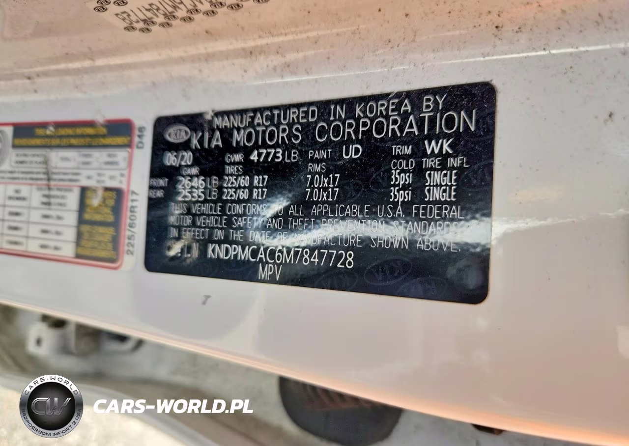 2021 Kia Sportage Lx VIN:KNDPMCAC6M7847728 - 13