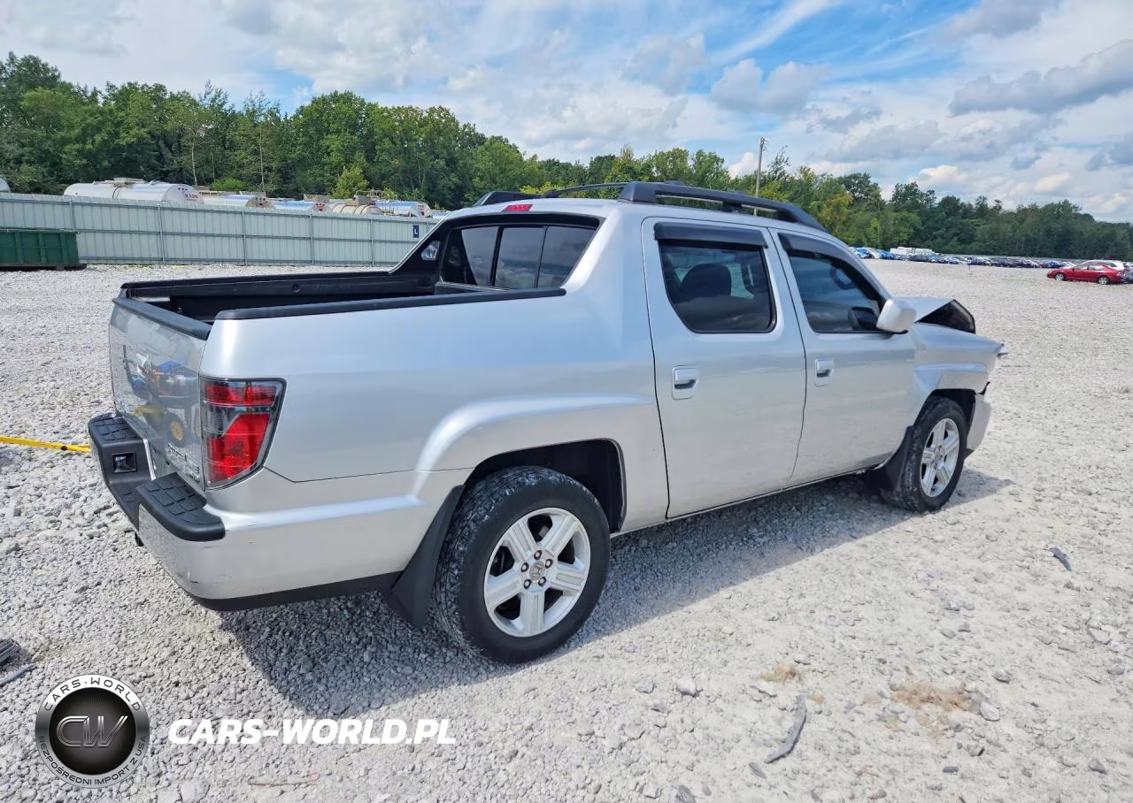2012 Honda Ridgeline Rtl VIN:5FPYK1F5XCB459085 - 3