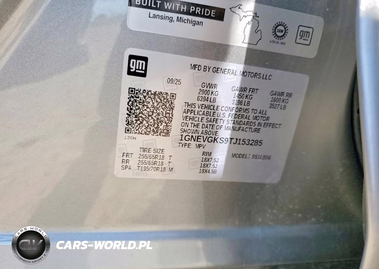 2026 Chevrolet Traverse Lt VIN:1GNEVGKS9TJ153285 - 13