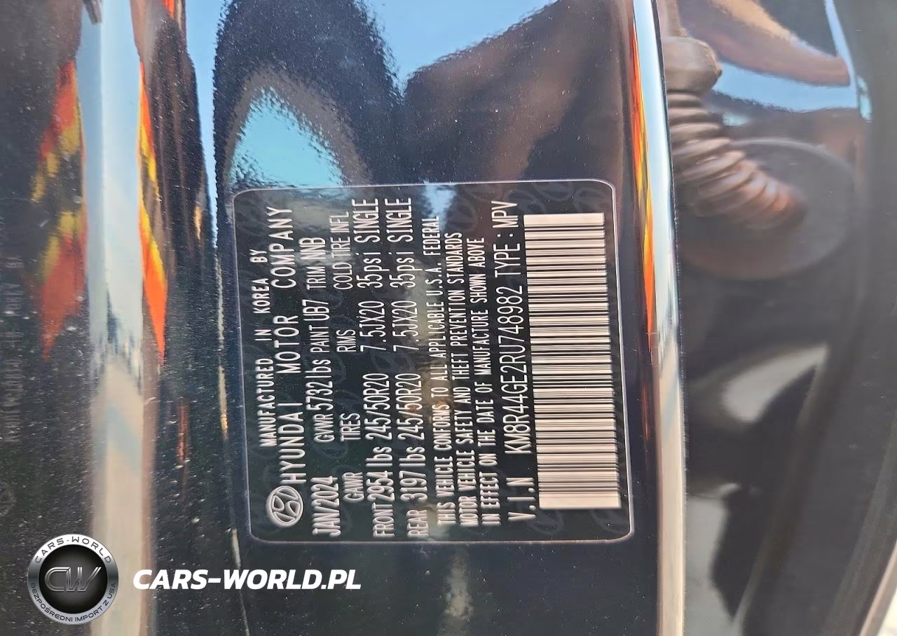 2024 Hyundai Palisade Se Awd VIN:KM8R44GE2RU748982 - 13