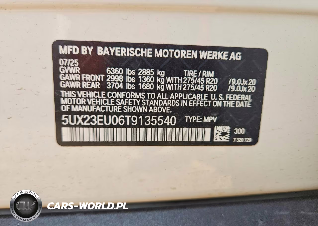 2026 BMW X5 xDrive40I VIN:5UX23EU06T9135540 - 13