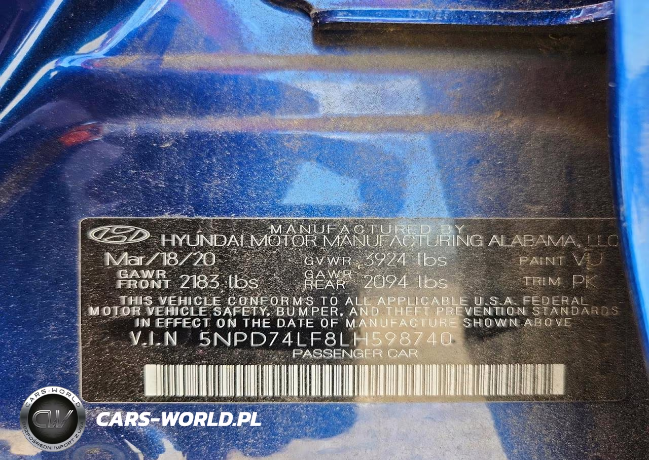 2020 Hyundai Elantra Se VIN:5NPD74LF8LH598740 - 13
