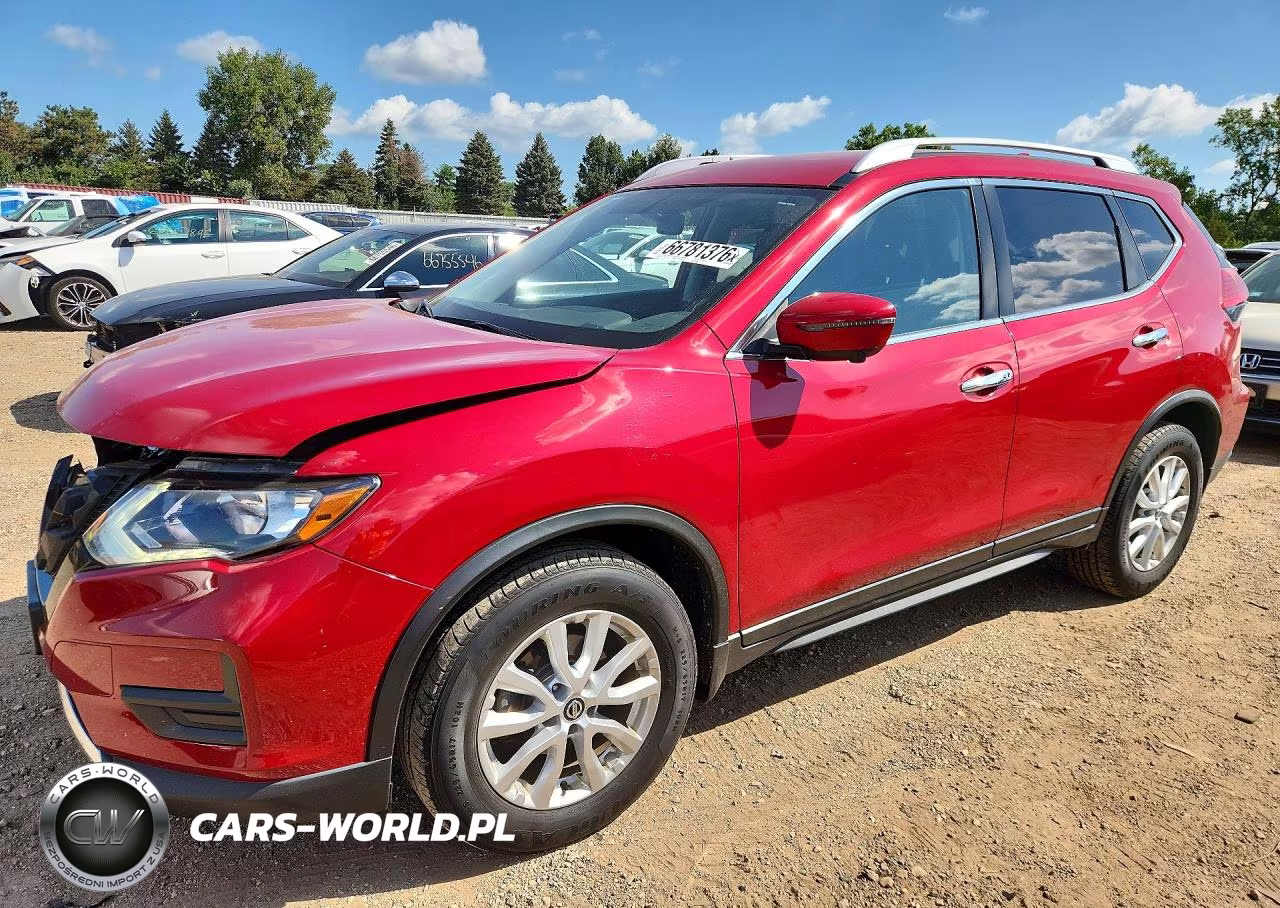 2017 Nissan Rogue Sv VIN:JN8AT2MV8HW284990 - 1