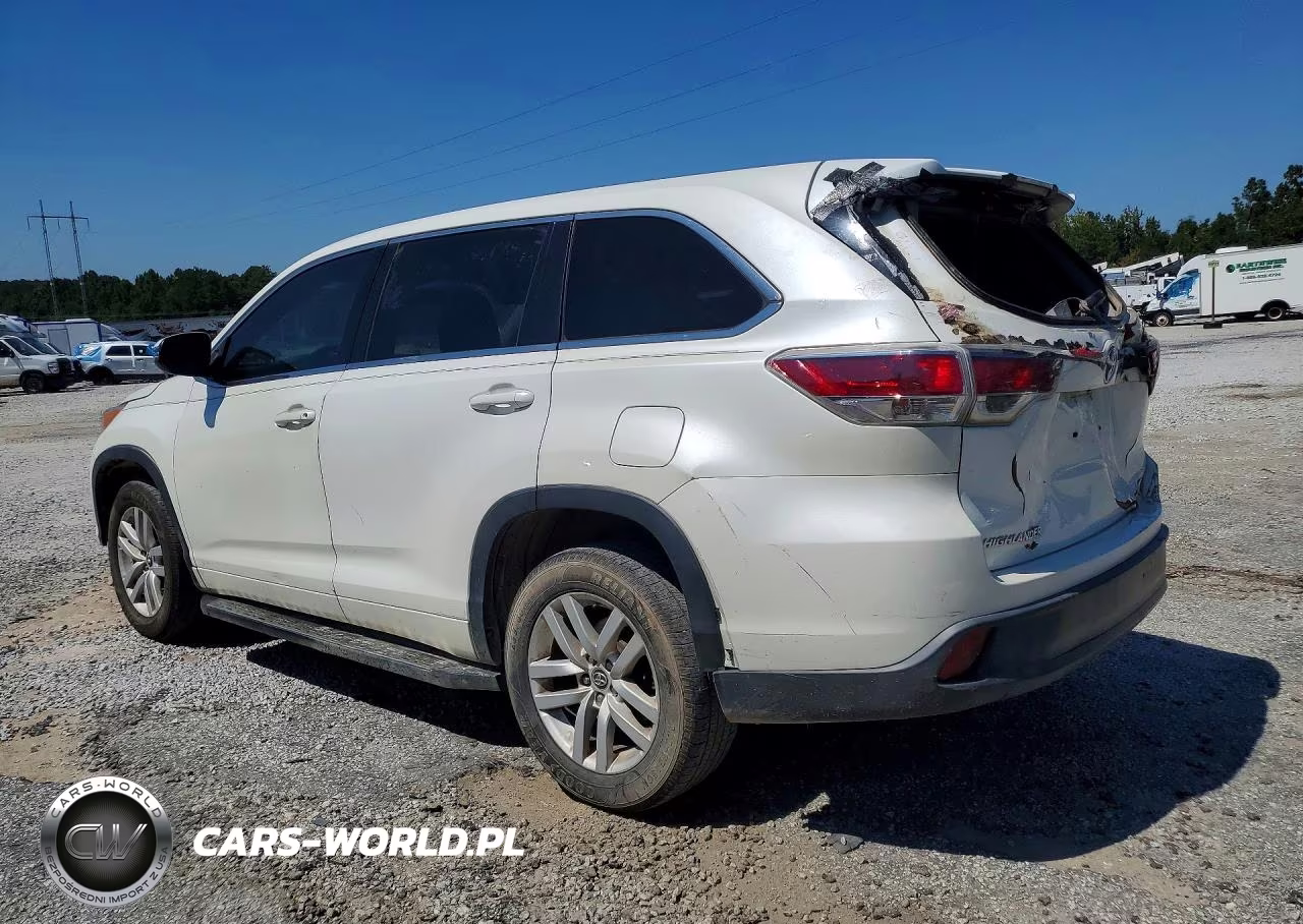 2016 Toyota Highlander Le VIN:5TDZARFHXGS020852 - 2