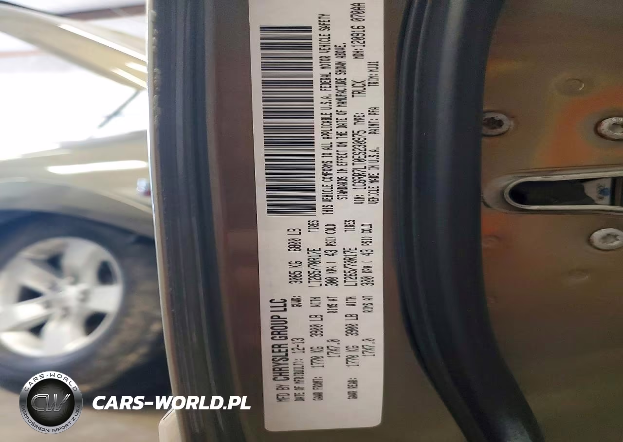 2014 Ram 1500 Slt VIN:1C6RR7LT0ES230975 - 12