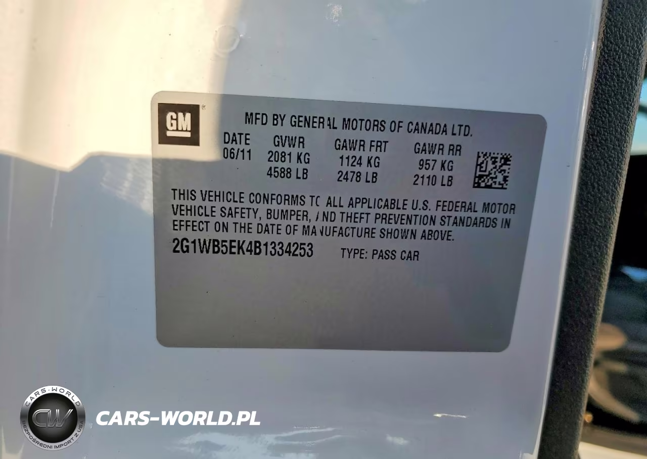 2011 Chevrolet Impala Lt VIN:2G1WB5EK4B1334253 - 13