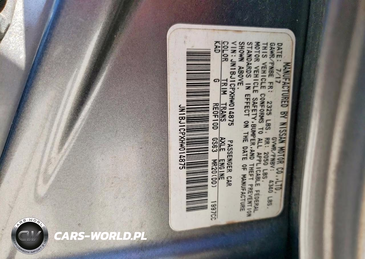 2017 Nissan Rogue Sport S VIN:JN1BJ1CPXHW014875 - 12