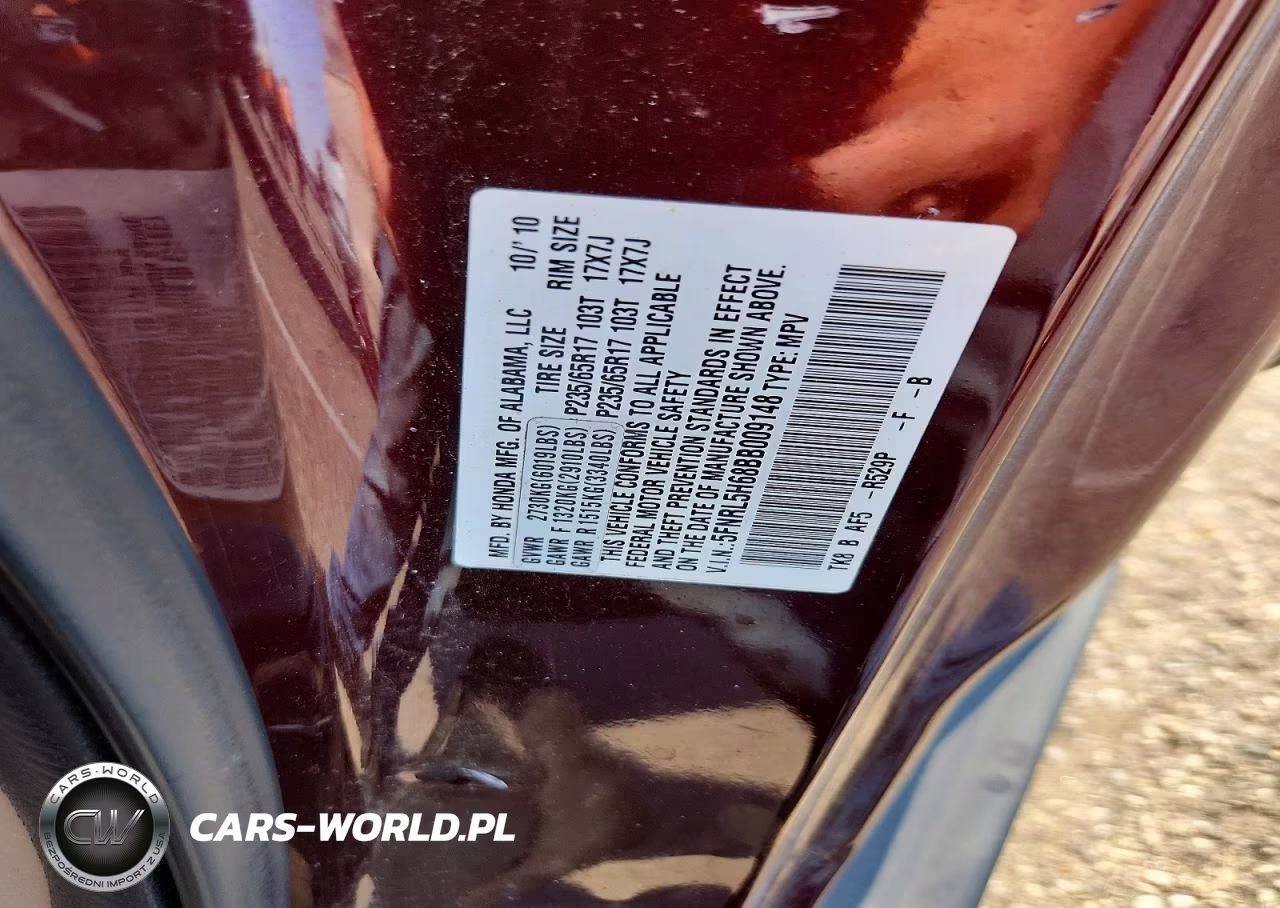 2011 Honda Odyssey Exl VIN:5FNRL5H68BB009148 - 13