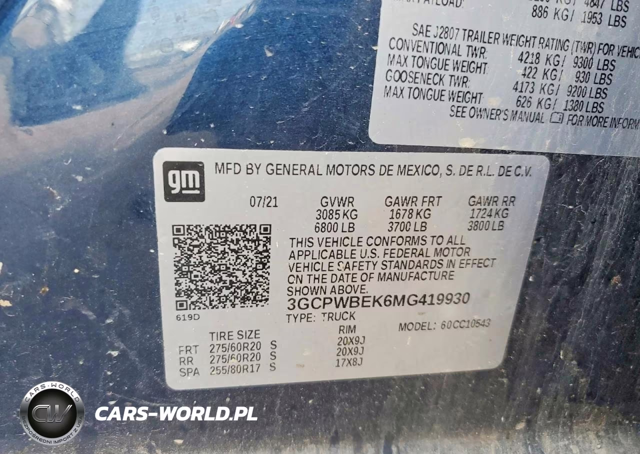 2021 Chevrolet Silverado C1500 Custom VIN:3GCPWBEK6MG419930 - 12