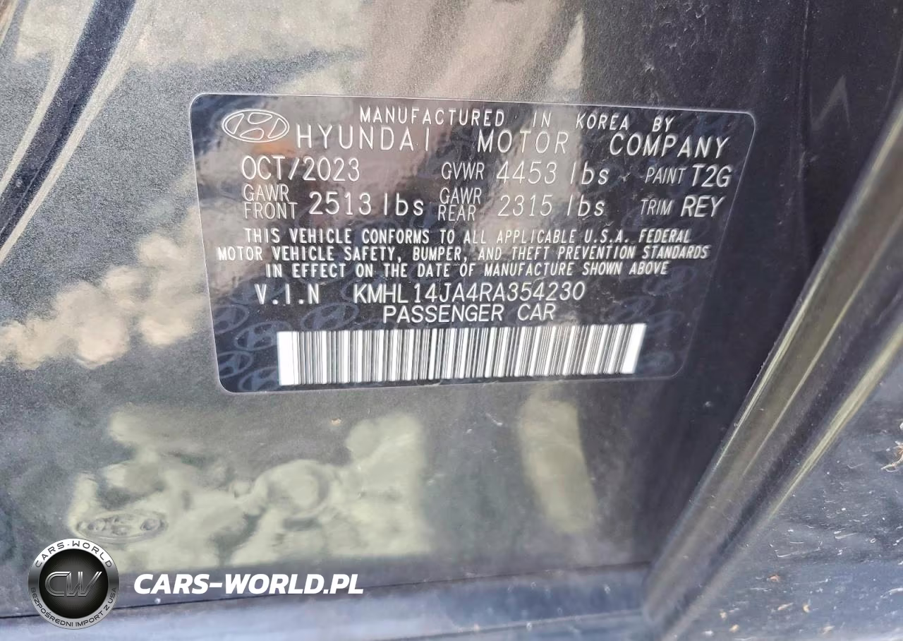 2024 Hyundai Sonata Sel VIN:KMHL14JA4RA354230 - 12