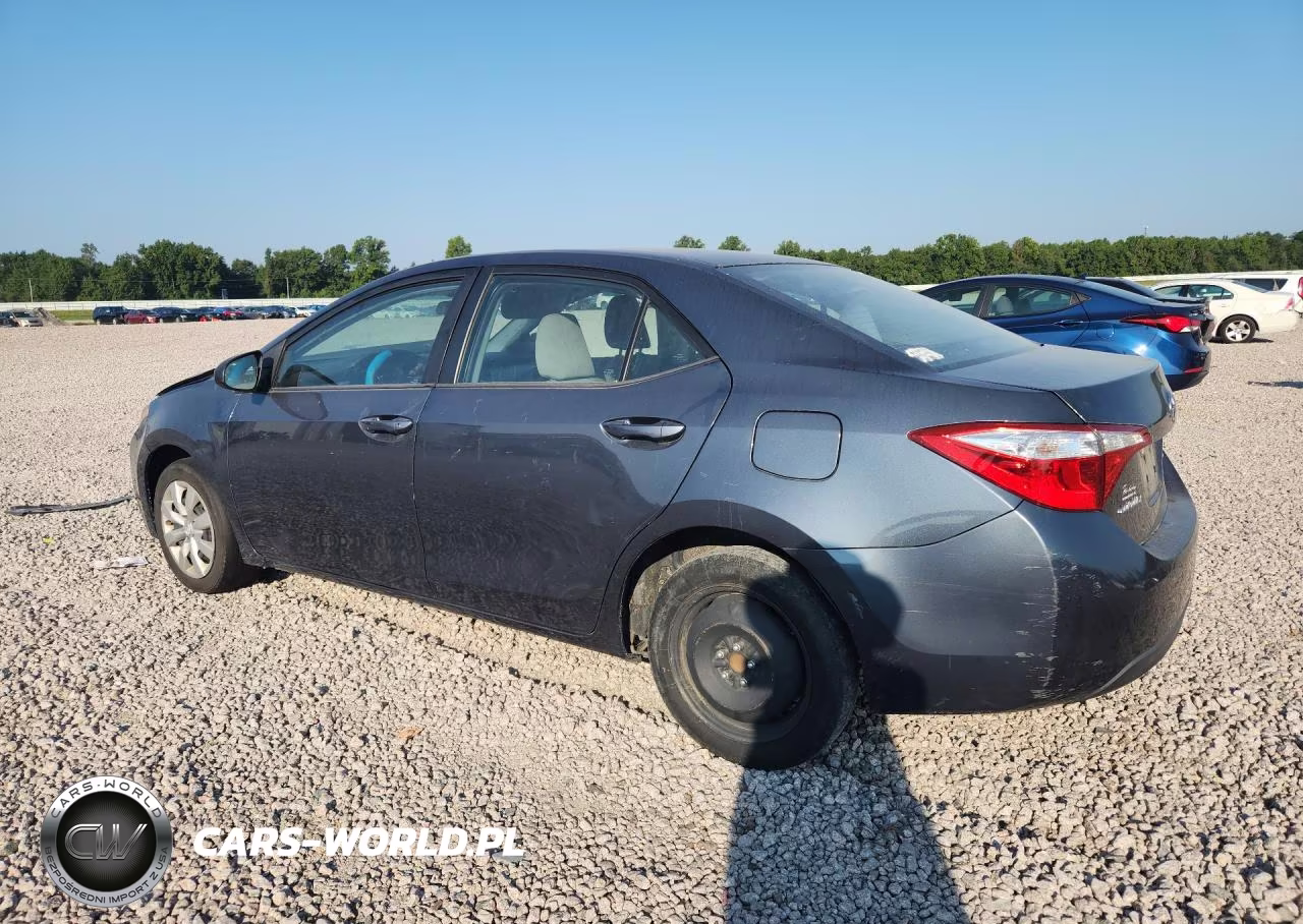 2016 Toyota Corolla Le VIN:2T1BURHE0GC687367 - 2