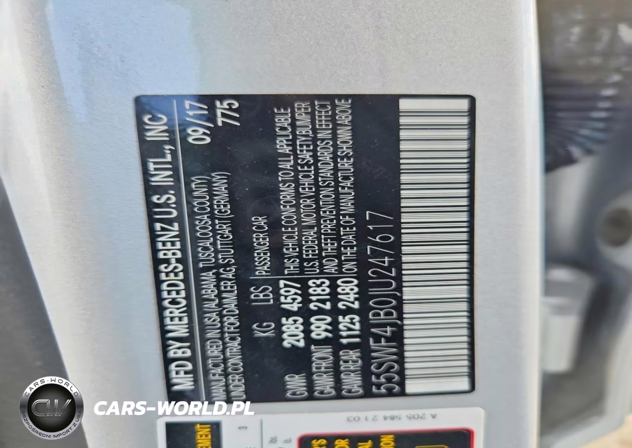 2018 Mercedes-Benz C 300 VIN:55SWF4JB0JU247617 - 12