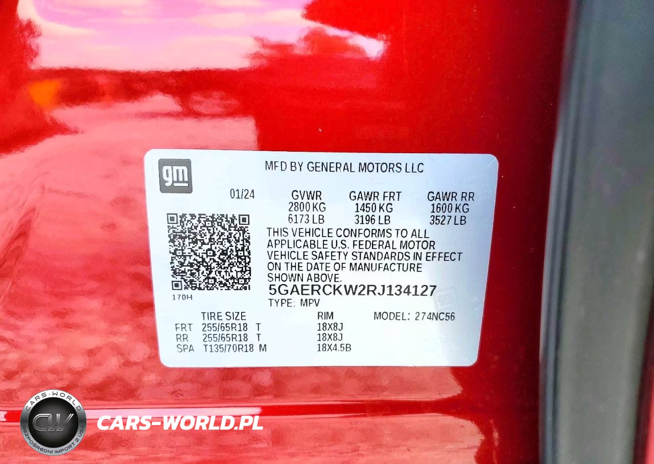 2024 Buick Enclave Premium VIN:5GAERCKW2RJ134127 - 14