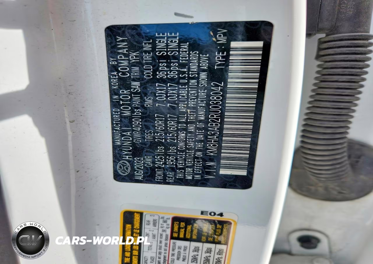 2024 Hyundai Kona Se VIN:KM8HA3AB2RU038042 - 14