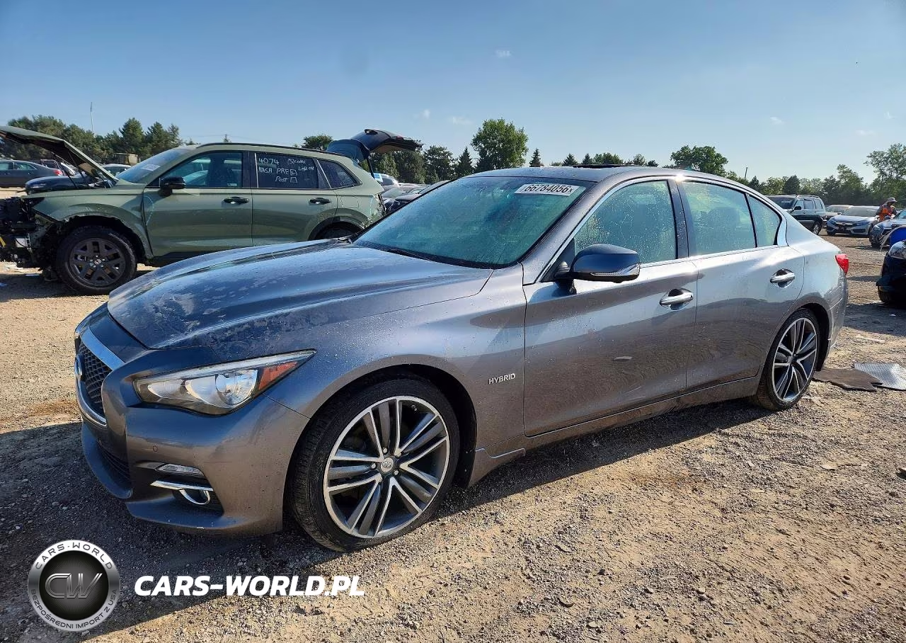 2017 Infiniti Q50 Hybrid VIN:JN1AV7ARXHM900083 - 1