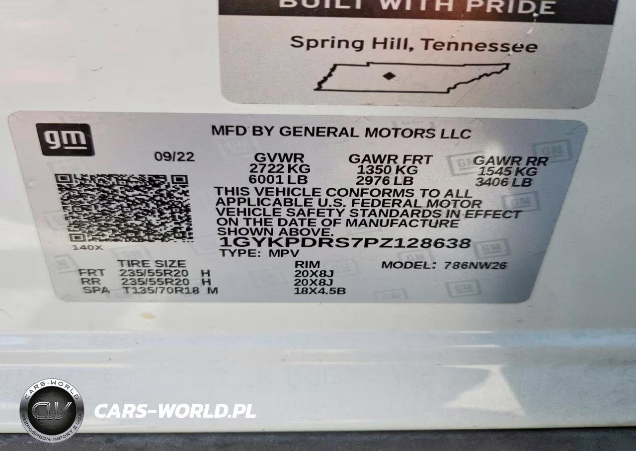 2023 Cadillac Xt6 Premium Luxury VIN:1GYKPDRS7PZ128638 - 13