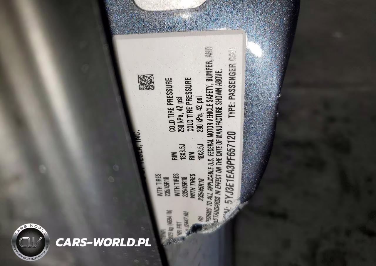 2023 Tesla Model 3 VIN:5YJ3E1EA3PF657120 - 12