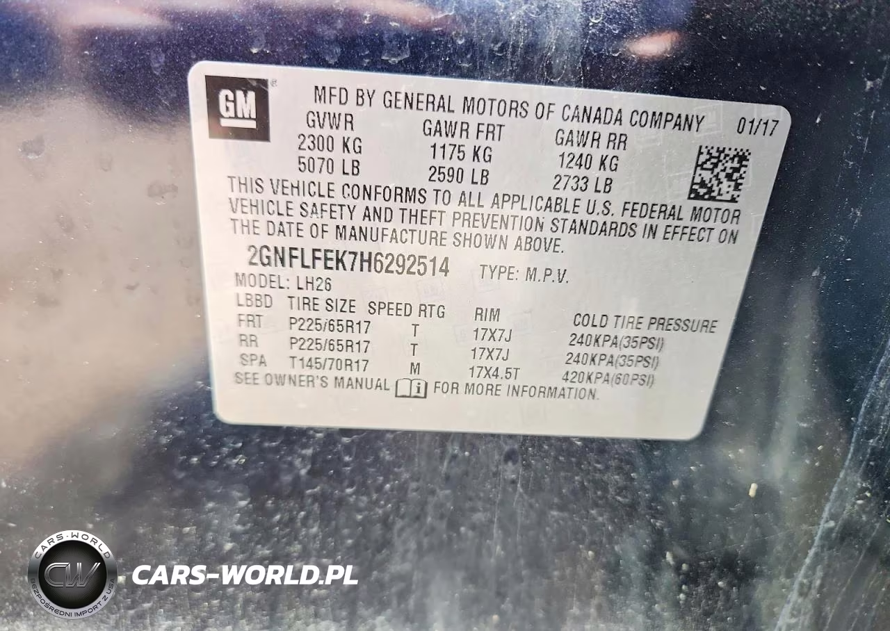 2017 Chevrolet Equinox Lt VIN:2GNFLFEK7H6292514 - 13