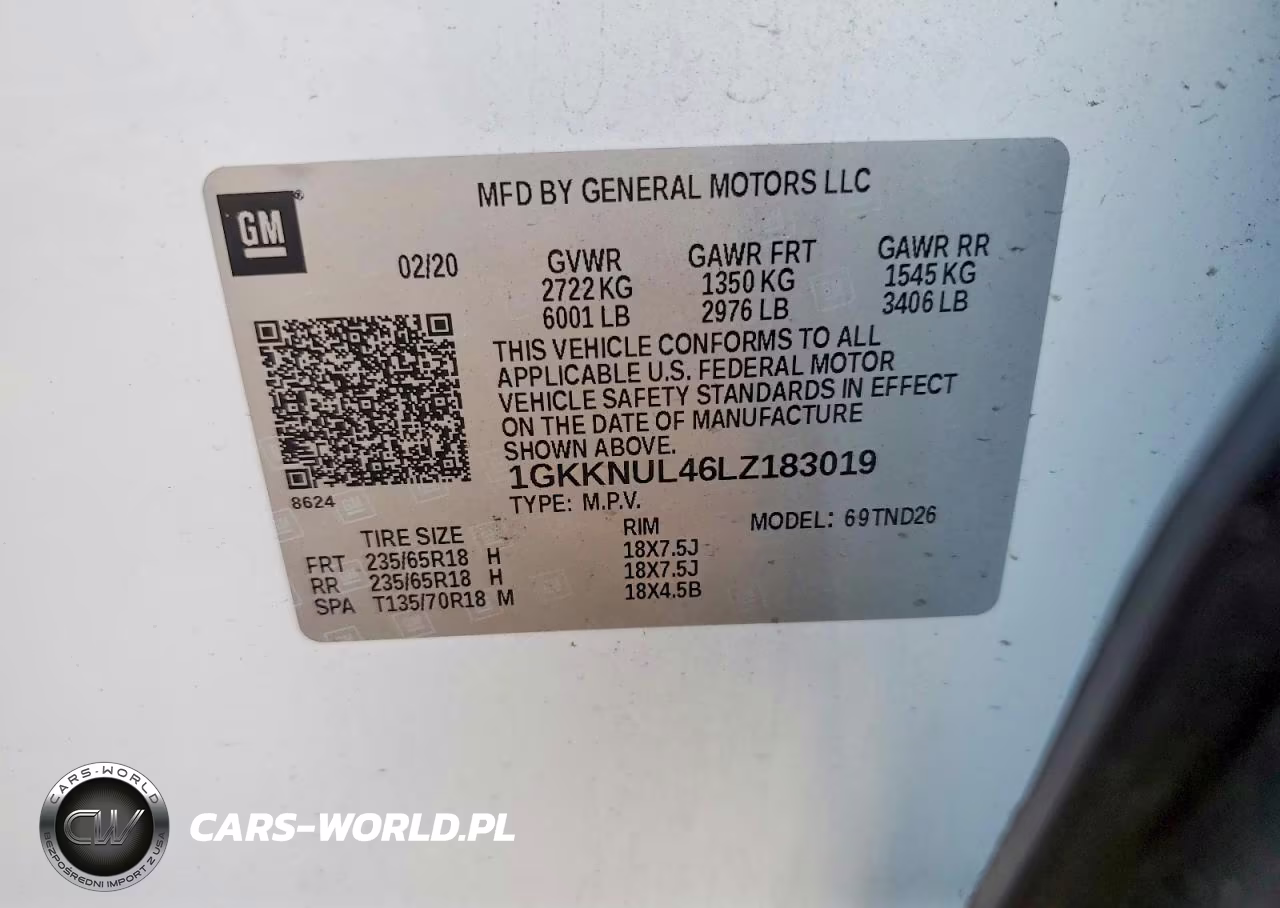 2020 GMC Acadia Slt VIN:1GKKNUL46LZ183019 - 13