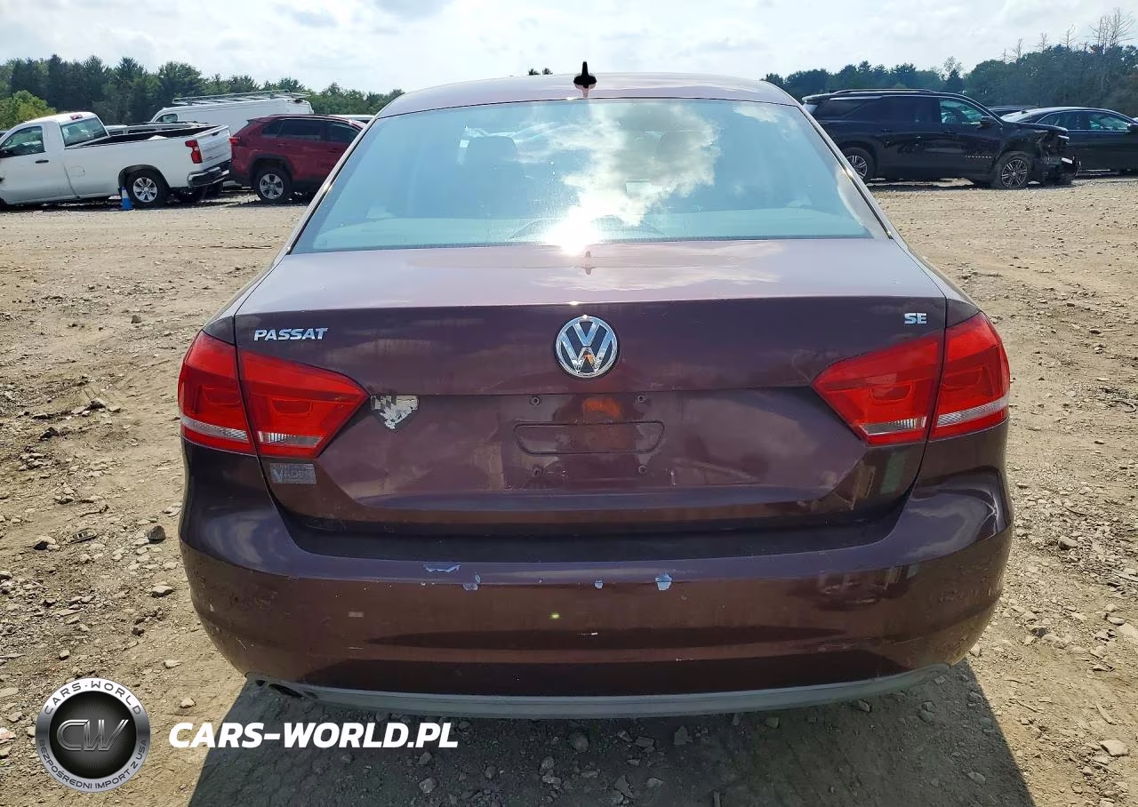 2013 Volkswagen Passat Se VIN:1VWBP7A31DC059792 - 6