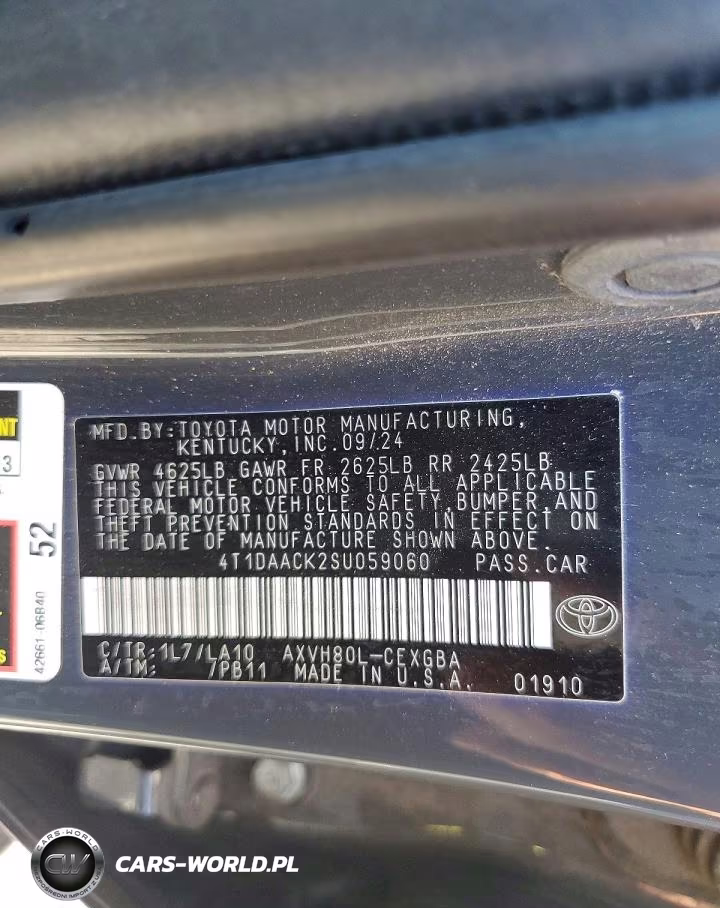 2025 Toyota Camry Xle VIN:4T1DAACK2SU059060 - 13