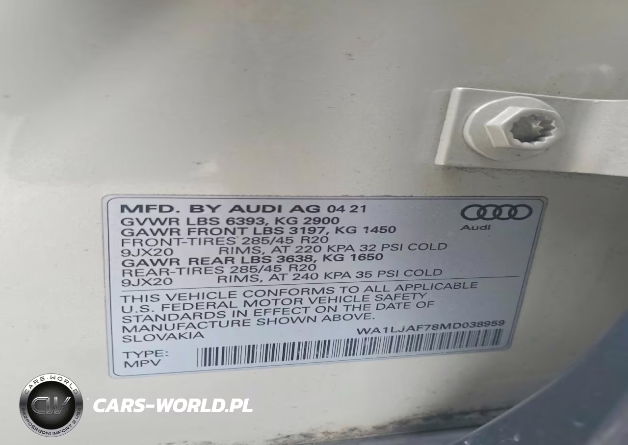 2021 Audi Q7 Premium Plus VIN:WA1LJAF78MD038959 - 13
