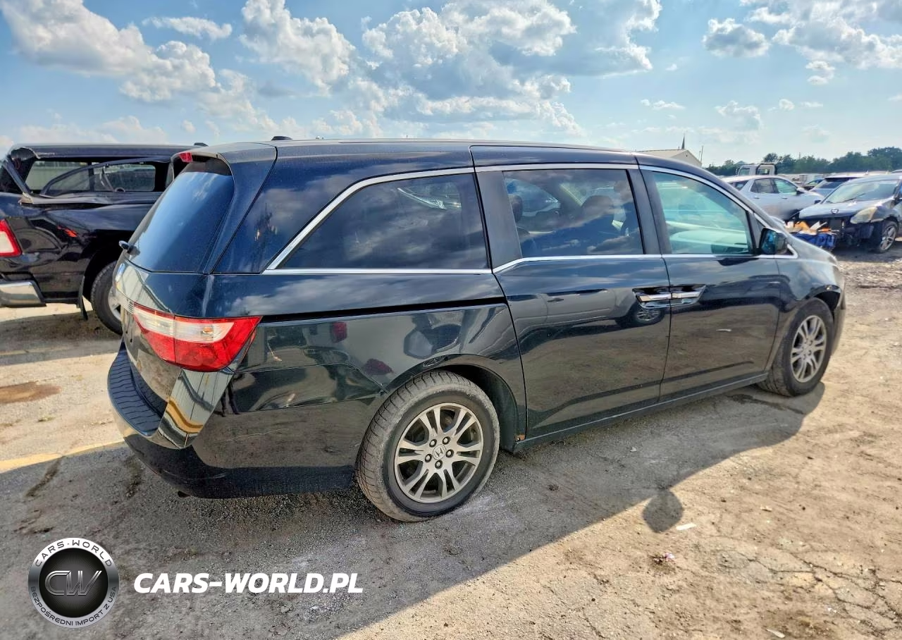 2011 Honda Odyssey Exl VIN:5FNRL5H64BB046973 - 3