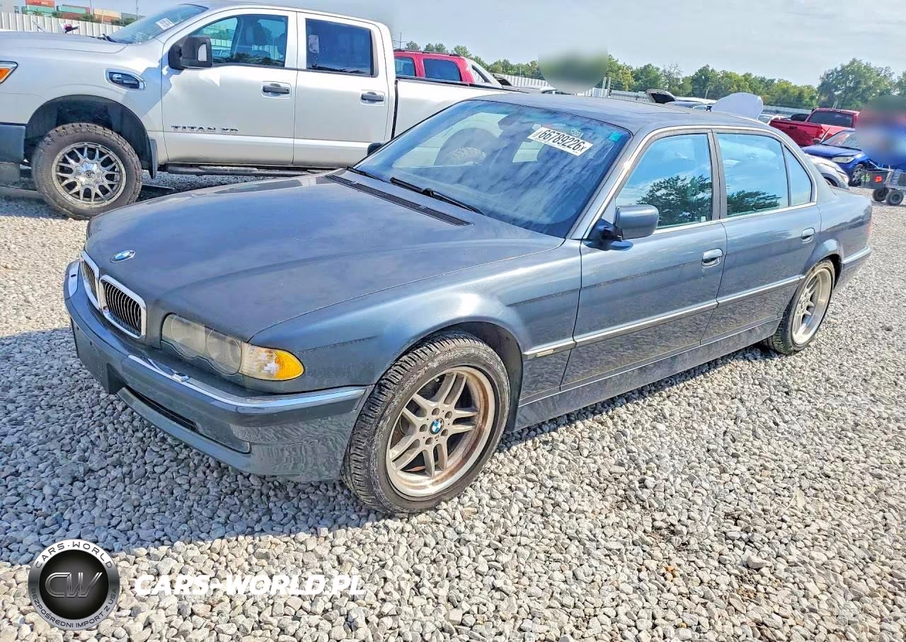 2001 BMW 740 Il VIN:WBAGH83421DP27992 - 1