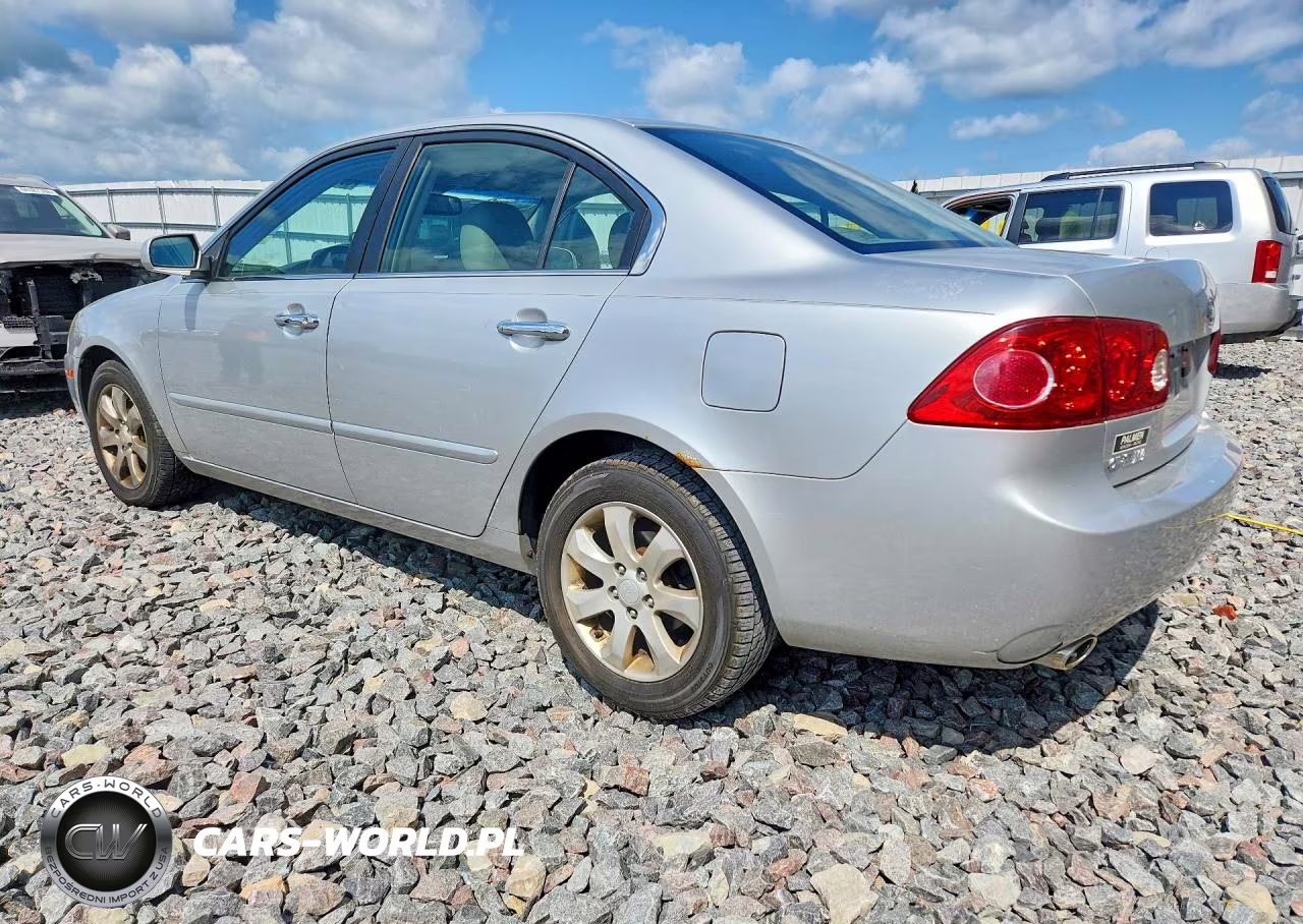 2008 Kia Optima Lx VIN:KNAGE124085225665 - 2