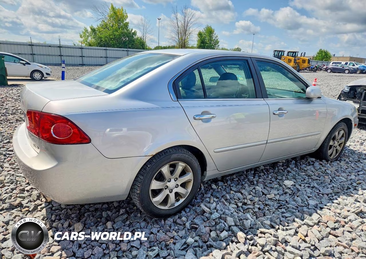 2008 Kia Optima Lx VIN:KNAGE124085225665 - 3