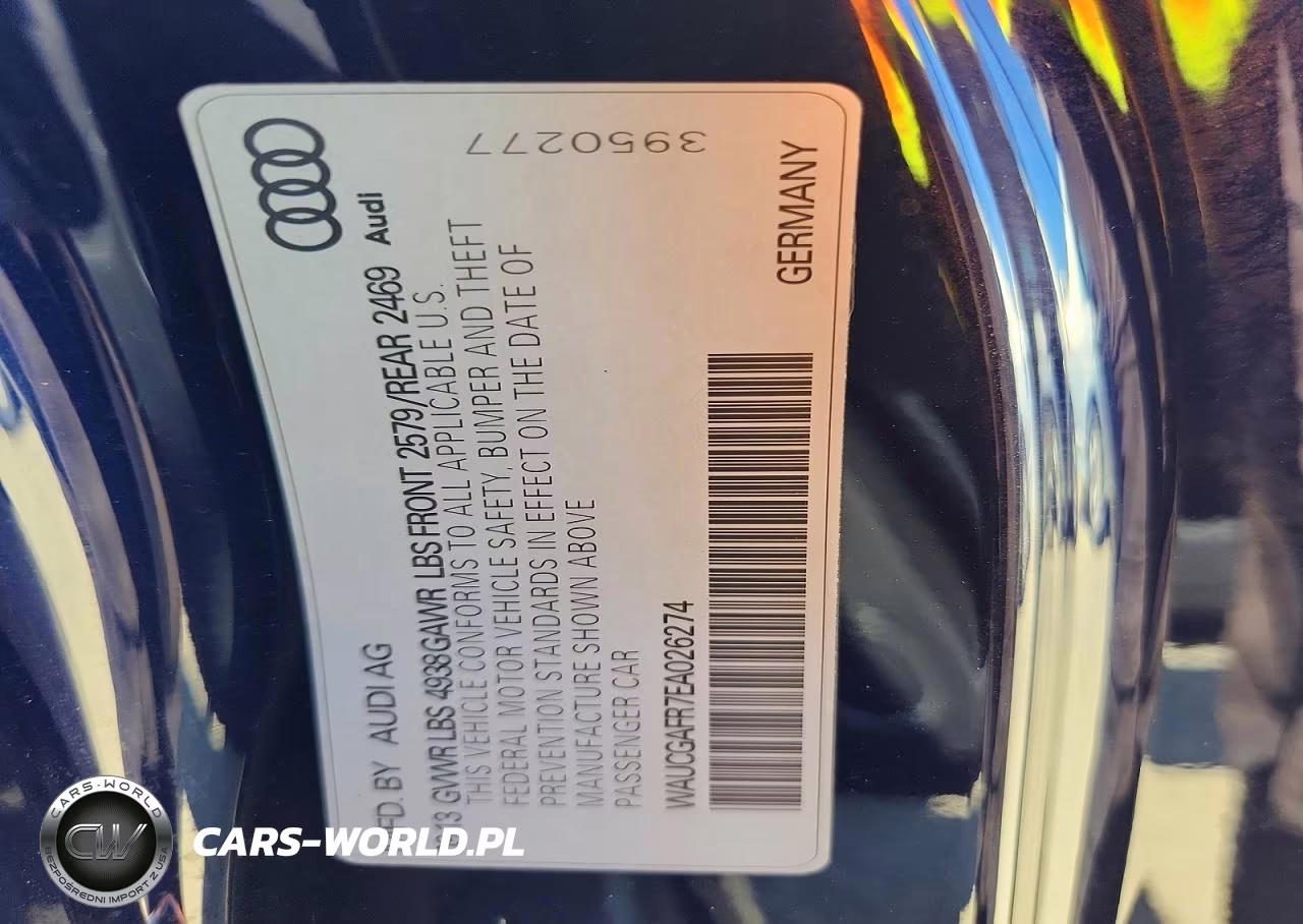 2014 Audi S5 Premium Plus VIN:WAUCGAFR7EA026274 - 12
