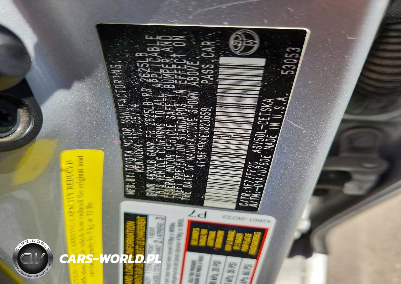 2014 Toyota Camry Se VIN:4T1BF1FK4EU823659 - 12
