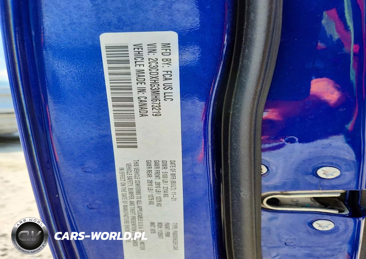 2021 Dodge Charger Gt VIN:2C3CDXHG3MH673219 - 12