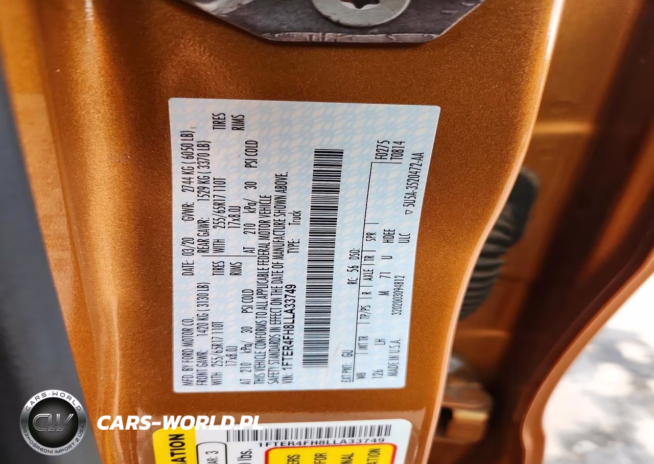 2020 Ford Ranger Xl VIN:1FTER4FH8LLA33749 - 12