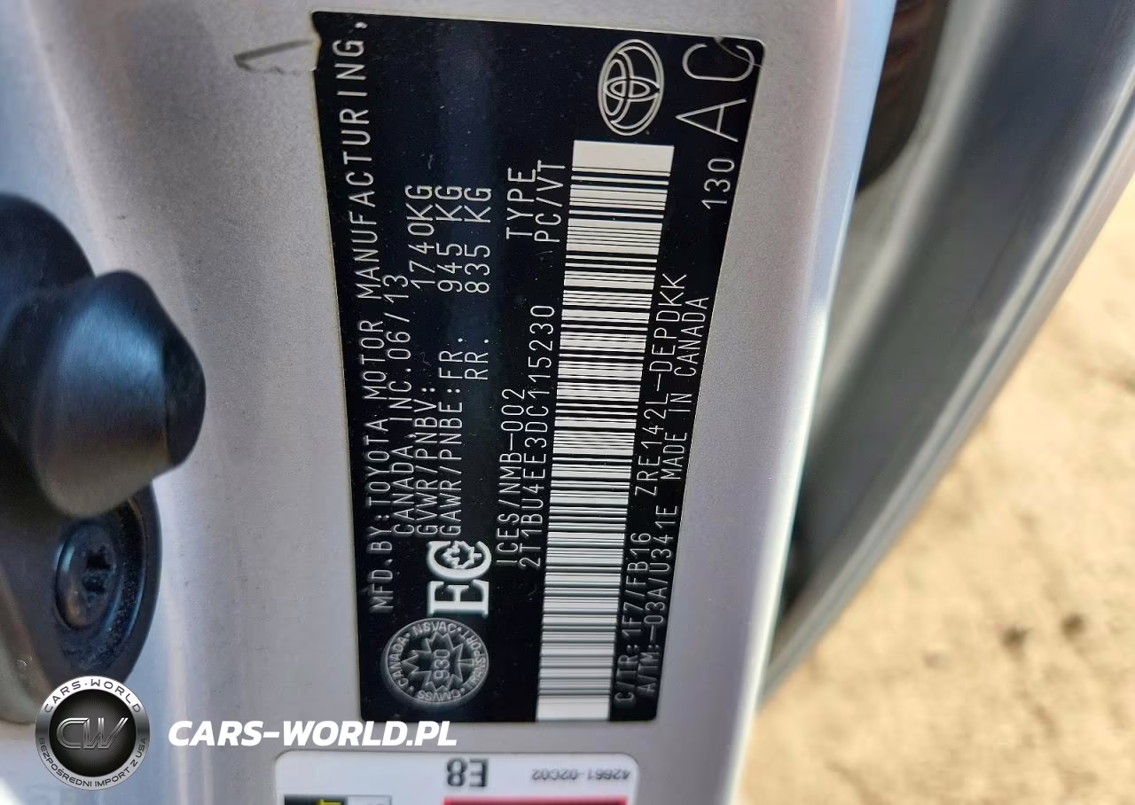 2013 Toyota Corolla L VIN:2T1BU4EE3DC115230 - 12