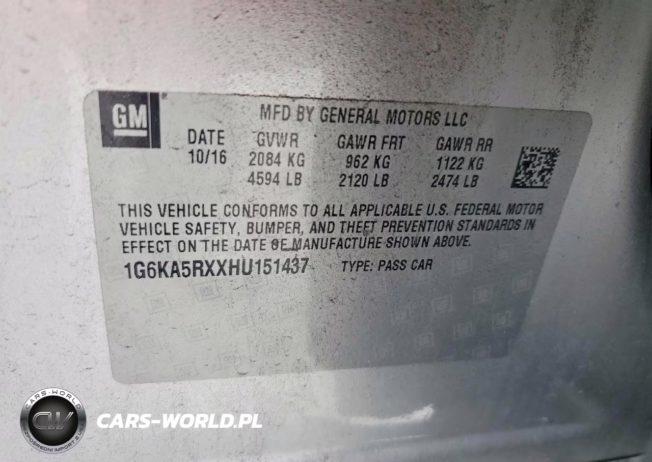 2017 Cadillac Ct6 VIN:1G6KA5RXXHU151437 - 12