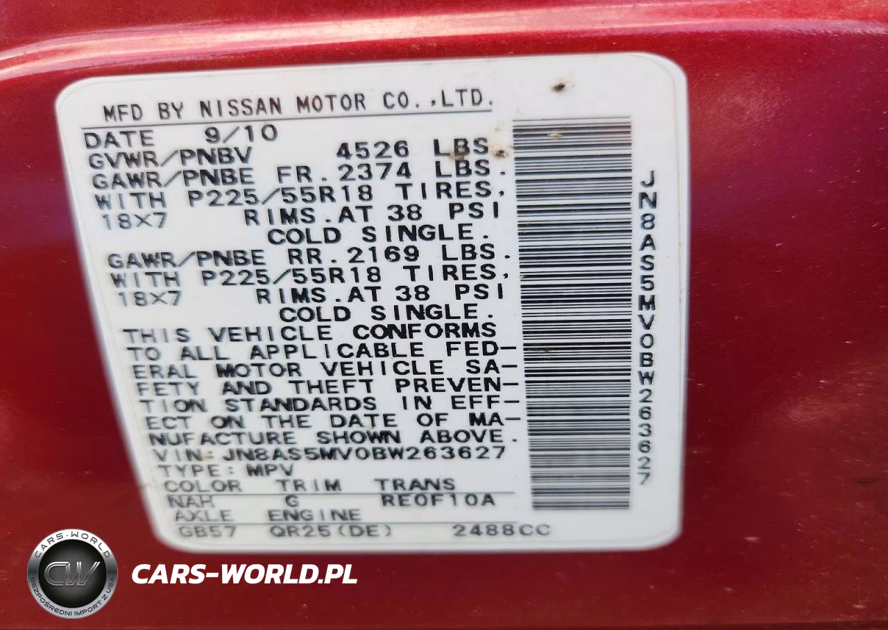 2011 Nissan Rogue S VIN:JN8AS5MV0BW263627 - 13