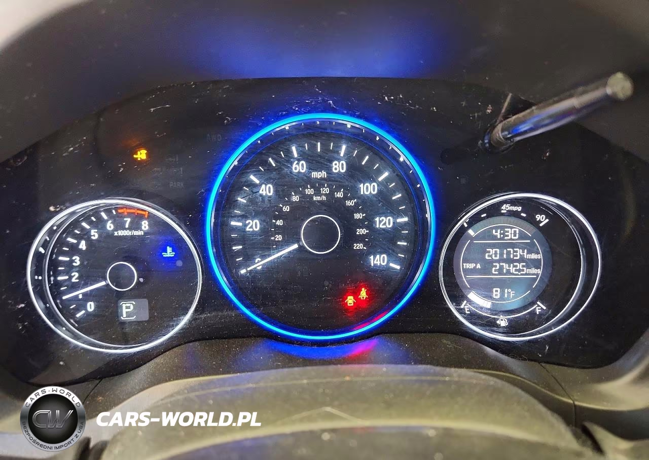 2016 Honda Hr-V Exl VIN:3CZRU6H7XGM727681 - 9