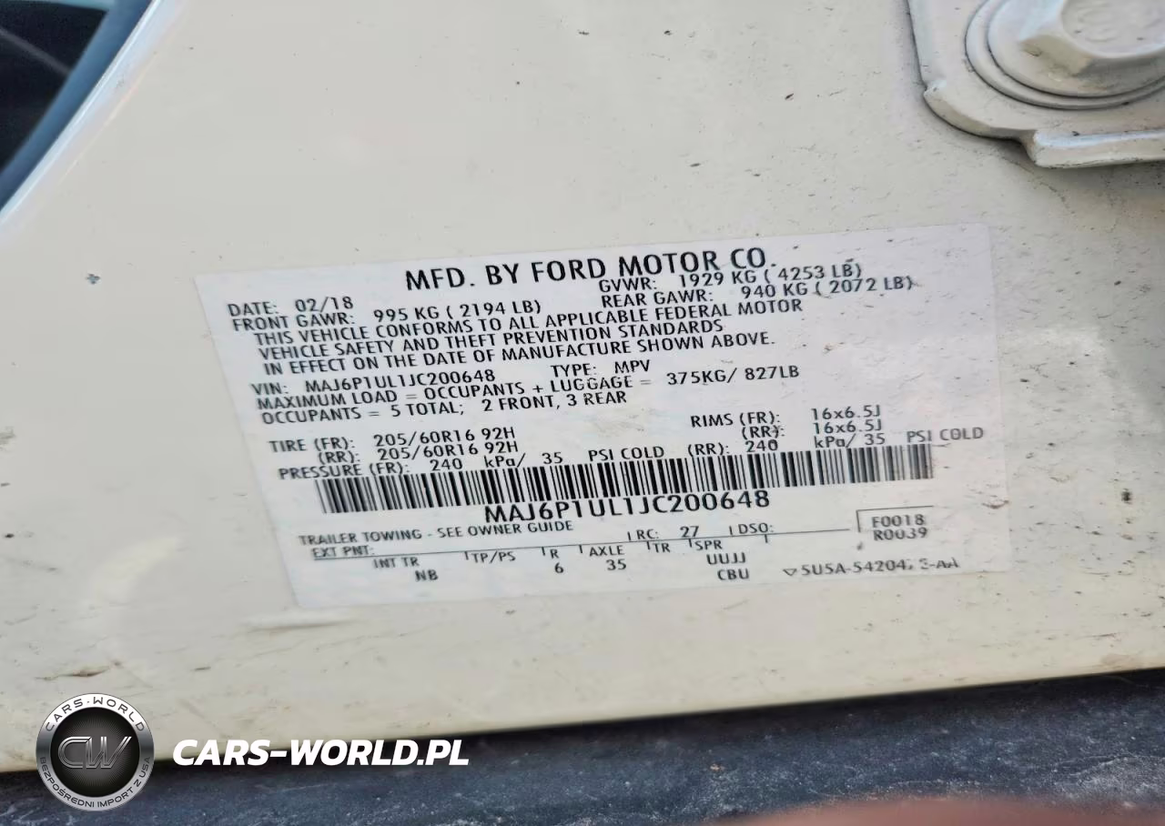 2018 Ford Ecosport Se VIN:MAJ6P1UL1JC200648 - 12