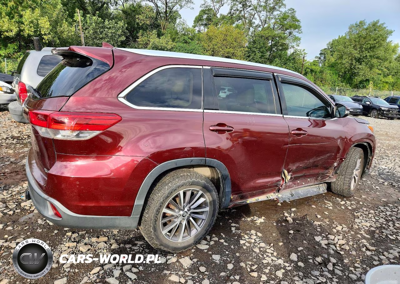 2017 Toyota Highlander Xle VIN:5TDKZRFH0HS196434 - 3