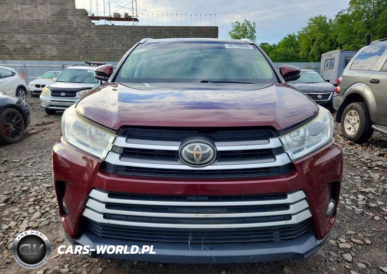 2017 Toyota Highlander Xle VIN:5TDKZRFH0HS196434 - 5